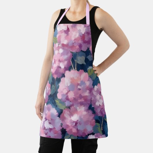 Blush Pink Hydrangeas Floral Schort (Insitu)