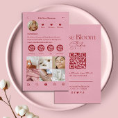 Blush Pink Instagram Business Card Visitekaartje
