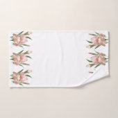 Blush Pink Iris Bad Handdoek (Handdoek)