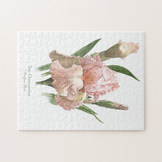 Blush Pink Iris Legpuzzel (Horizontaal)