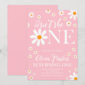 Blush Pink Is 't niet een bloemen verjaardag Kaart (Voorkant / Achterkant)