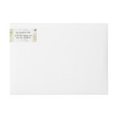 Blush Pink Ivory Roos Floral Leaf w Rustic Wood (Voorkant)