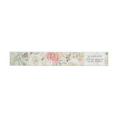 Blush Pink Ivory Roos Floral Leaf w Rustic Wood (Individueel)