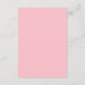  Blush Pink & Ivory Roos Garland Informatiekaartje (Achterkant)