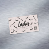 Blush Pink Lashes Wimper Extensions make-up Magnetisch Visitekaartje (Voorbeeld)