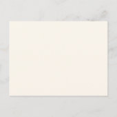 Blush Pink Lily Romantic Botanical Wedding Uitnodiging Briefkaart (Achterkant)