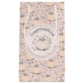 Blush Pink Little Pumpkin Baby Gefeliciteerd Klein Cadeauzakje (Voorkant)
