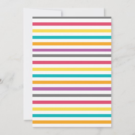 Blush Pink Llama Fiesta verjaardagsfeestje Kaart (Achterkant)