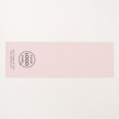Blush Pink | Logo Business Professional Yogamat (Voorkant (horizontaal))