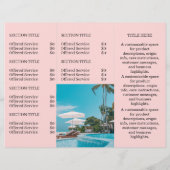 Blush Pink Logo | Elegante custom business brandin (Achterkant)