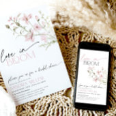 Blush Pink Love beroemd gemaakt door Bloom Wildflo Kaart