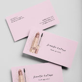 Blush Pink Make-up Artiest Visitekaartje