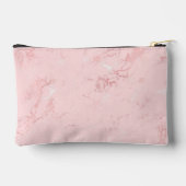 Blush Pink Marble Curly Handtekening Naam Etui (Achterkant)