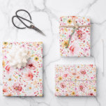 Blush Pink Meadow Wildflowers Boho Elegant Inpakpapier Vel<br><div class="desc">Elegant and romantic watercolor wildflower wrapping paper, perfect for adding a delicate, heartfelt touch to weddings, bridal showers, anniversaries, and thoughtful gifts. Featuring soft blooms in blush, sage, and sunny hues, this charming design brings beauty and joy to every surprise, making each moment feel extra special.</div>