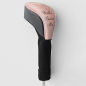 Blush Pink met glitter drips-World's Greatest Mom Golfheadcover (Schuin)