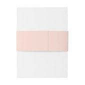 Blush Pink met grijs Het avontuur begint bruiloft Uitnodigingen Wikkel (Achterkant Voorbeeld)