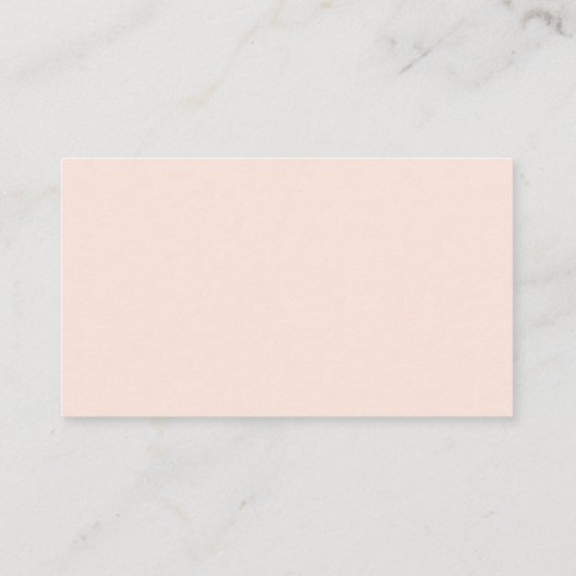 Blush Pink Minimal Wedding Website Informatiekaartje (Achterkant)