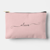 Blush Pink Modern Chic Script gepersonaliseerd Etui (Voorkant)