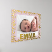 BLUSH PINK | MODERN GOLD TEXTUURFOTO-LIJST FOLIE AFDRUKKEN (Laagn)