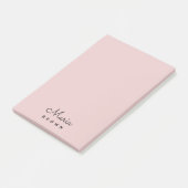 Blush Pink Modern Minimalist Feminine Post-it® Notes (Schuin)
