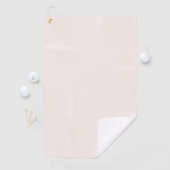 Blush Pink Modern Minimalist Golfhanddoek (Insitu)