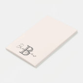 Blush Pink Modern Minimalist Post-it® Notes (Schuin)