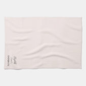 Blush Pink Modern Minimalist Theedoek (Horizontaal)