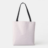 Blush Pink Modern Minimalist Tote Bag (Achterkant)
