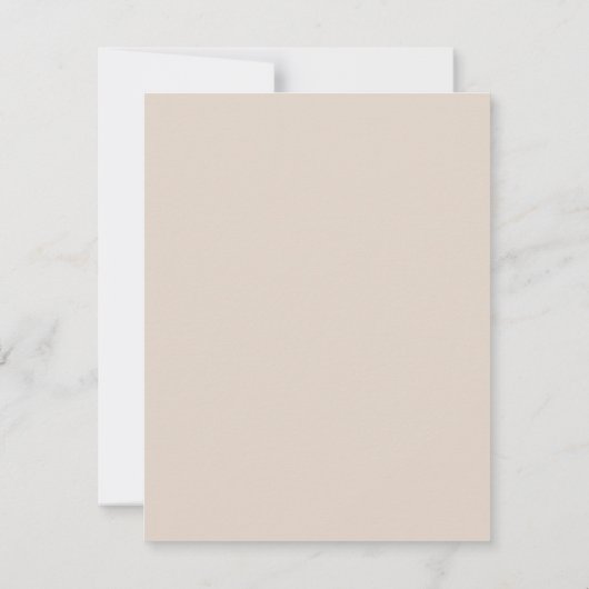 Blush Pink Moderne bruiloft Details Enclosure Card Kaart (Achterkant)