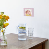 BLUSH PINK Moderne, Vette EDITABLE TEKST GOLD PHOT Folie Afdrukken (Laag (Keuken))