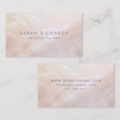 Blush Pink Moeder van Parellegant Visitekaartje (Voorkant / Achterkant)