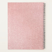 Blush Pink Monogram Appointbook  Planner (Achterkant)