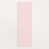 Blush Pink Monogram Modern Minimal Feminine Art Yogamat (Achterkant)