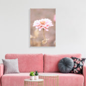 Blush Pink Montana Wildflower Canvas Afdruk (Insitu (Woonkamer))