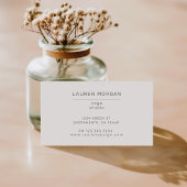 Blush Pink Moon Phases Yoga Studio Visitekaartje