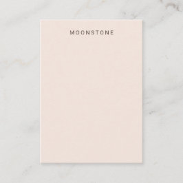 Blush Pink Moonstone Display Kaart Visitekaartje