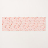 Blush Pink Namaste Flamingo Yogamat (Achterkant (horizontaal))