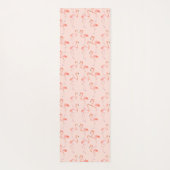 Blush Pink Namaste Flamingo Yogamat (Achterkant)
