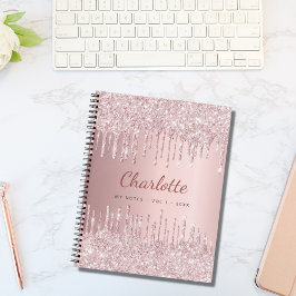 Blush pink name diary notitieboek