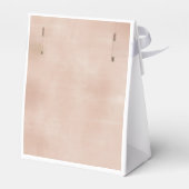 Blush Pink & Navy Pumpkin Gender Reopenbaarmakings Bedankdoosjes (Achterkant)