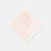 Blush Pink Nog een dag repetitie diner Servet (Hoek)