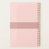 Blush Pink Nurse Practitioner Medisch Gepersonalis Planner (Achterkant)