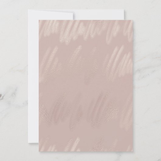 Blush Pink Oké New Plan Weddenschap Bewaar de datu Save The Date (Achterkant)
