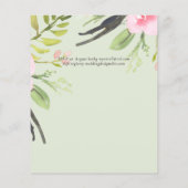 Blush Pink Olive Quality Budget Weddenschap (Achterkant)