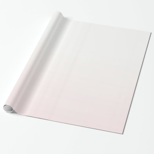 Blush Pink Ombre Cadeaupapier (Uitgerold)