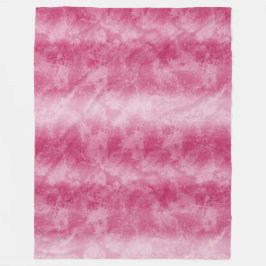 Blush Pink Ombre Stripes Fleece Deken