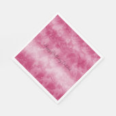 Blush Pink Ombre Stripes Servet (Hoek)