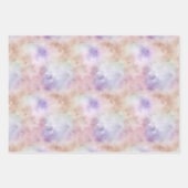 Blush Pink Paars Tie-kleurstof      Inpakpapier Vel (Voorkant 3)