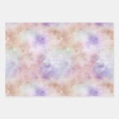 Blush Pink Paars Tie-kleurstof      Inpakpapier Vel (Voorkant)