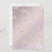 Blush Pink Pampas Baby shower Uitnodiging (Achterkant)